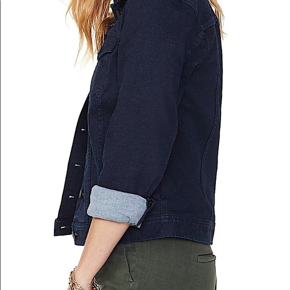 NYDJ Collared Denim Jacket - Picture 3 of 4